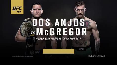 ufc 196 betting odds|UFC 196 Betting: Dos Anjos Vs. McGregor Odds.